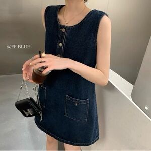 FF Blue Denim Mini Dress